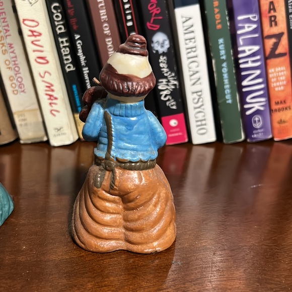 Set of 2 porcelain clowns with bells inside - Picture 5 of 5